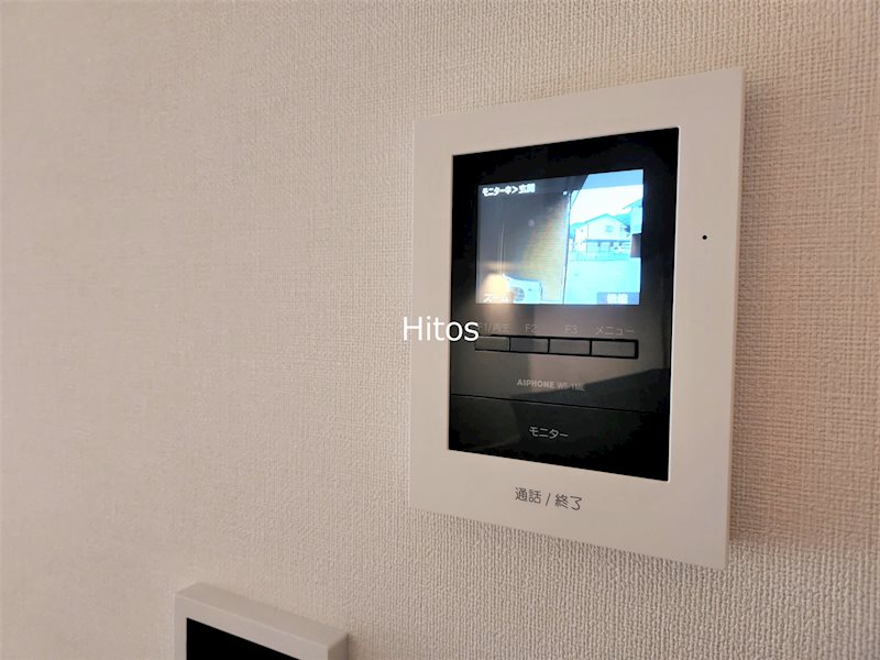 セキュリティ　カラーモニター付インターフォンで急な来客も安心。