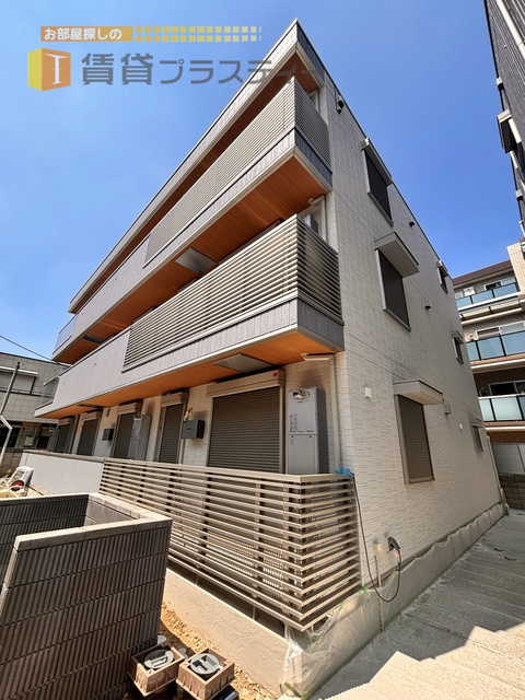建物外観　閑静な住宅街にセキュリティ賃貸。