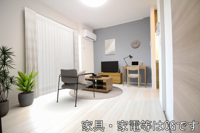 居室・リビング　リビング【家具・家電はＣＧ】