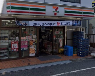 コンビニ　セブンイレブン 台東谷中3丁目店（コンビニ）まで156m