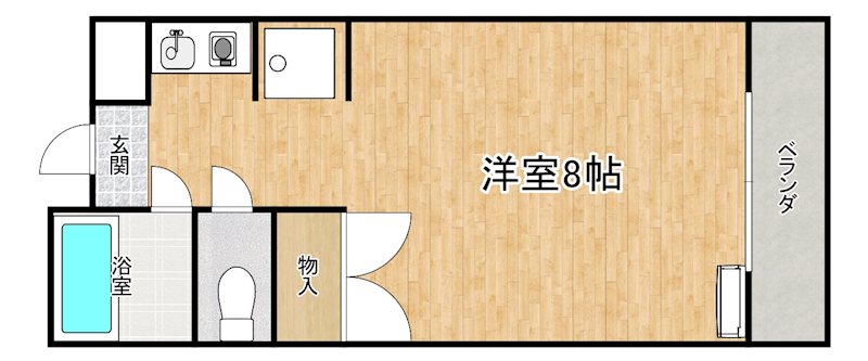 マメゾン21の間取り写真