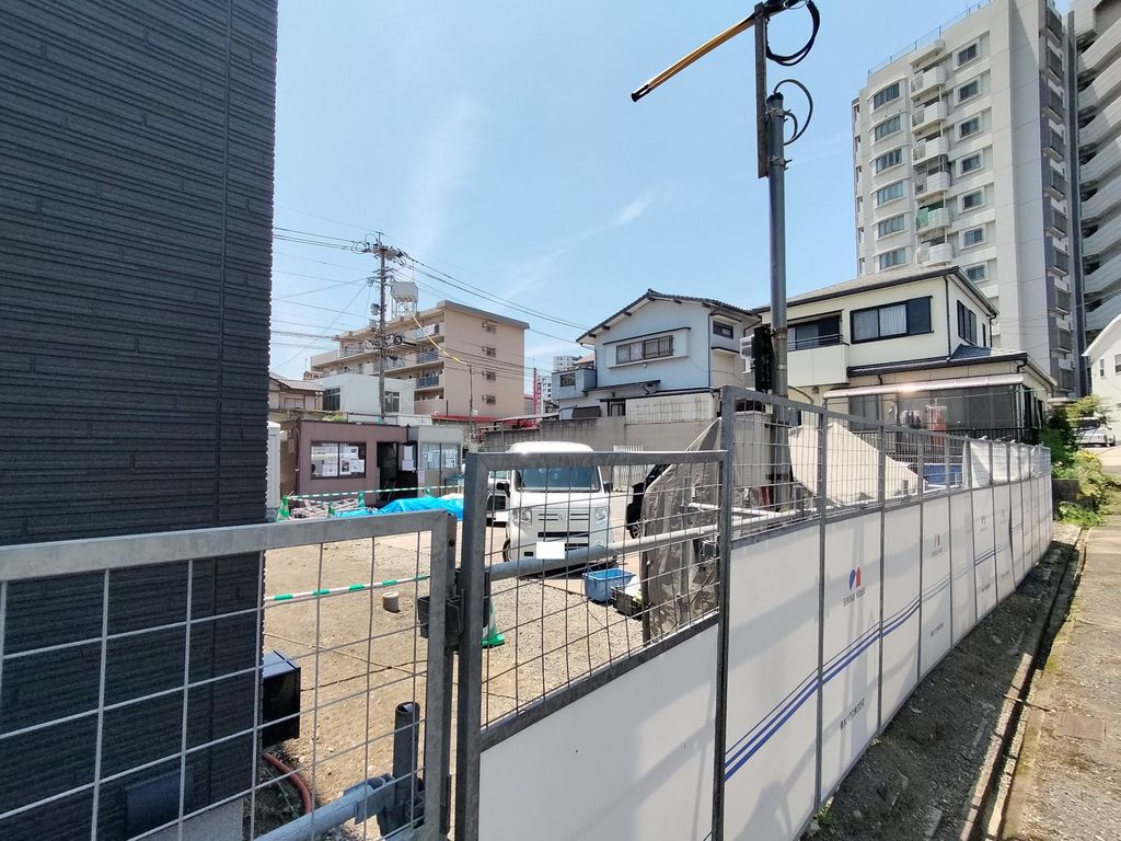 駐車場　眺望