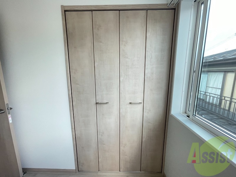 収納　ここに収納があります。収納があると部屋が広く使えます。