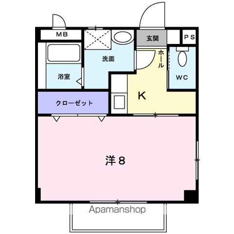ベルフローラの間取り写真