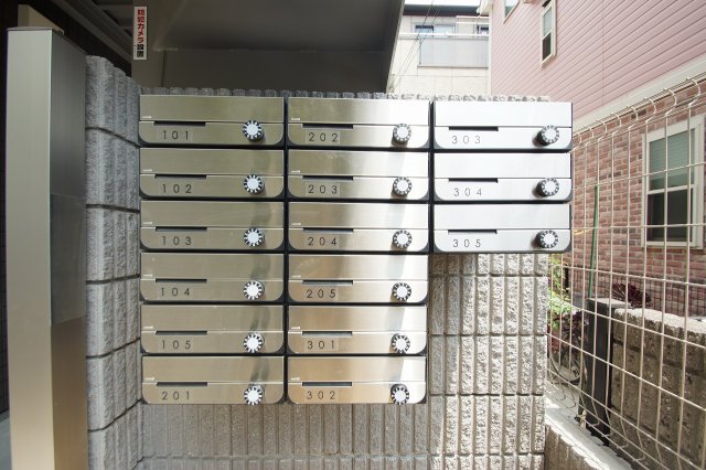 その他共有部分　集合ポストあります