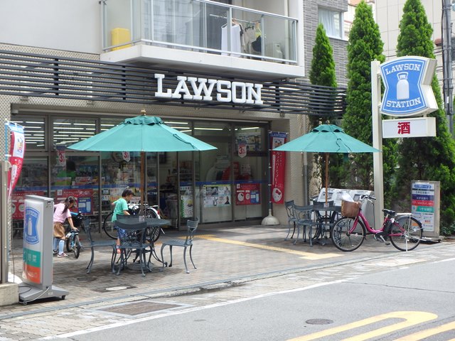 コンビニ　ローソン 安堂寺町二丁目店（コンビニ）まで408m