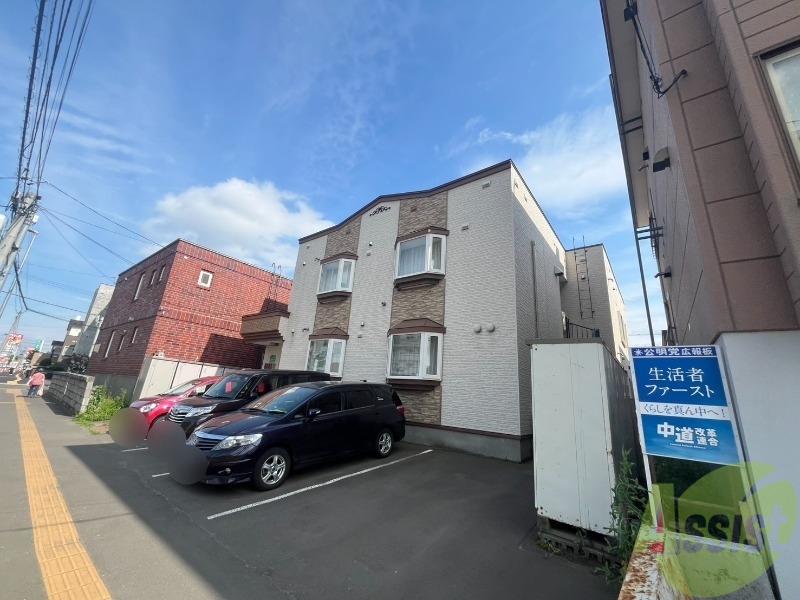 建物外観　札幌市東区北二十三条東「ハイムリヴィエラ」