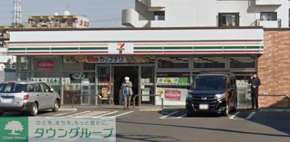 コンビニ　セブンイレブン大和下鶴間店（コンビニ）まで130m