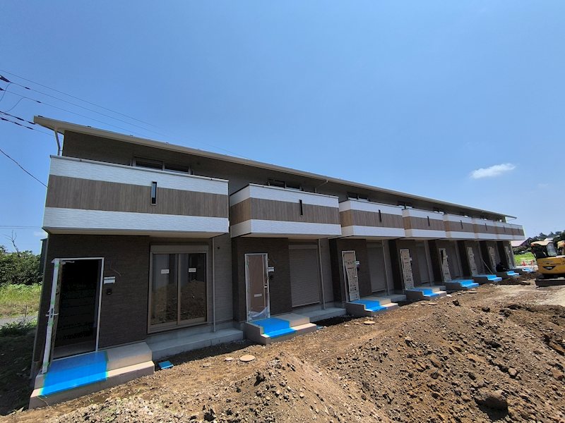 建物外観　建築中画像