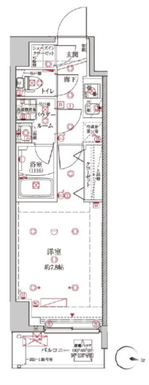 クレイシア板橋本町の間取り写真