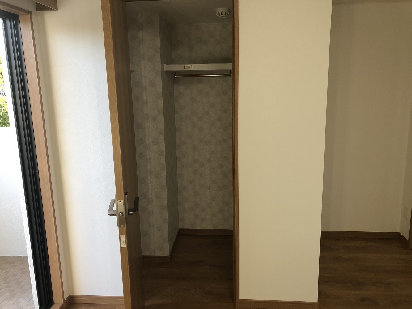 収納　別部屋モデルルームの写真です