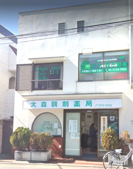 ドラックストア　大森調剤薬局（ドラッグストア）まで367m