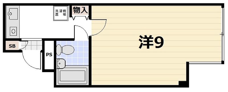 珠光ビル百万遍の間取り写真
