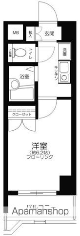 メインステージ早稲田の間取り写真
