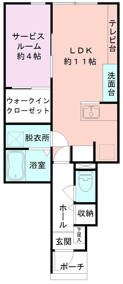 BUENA平島の間取り写真