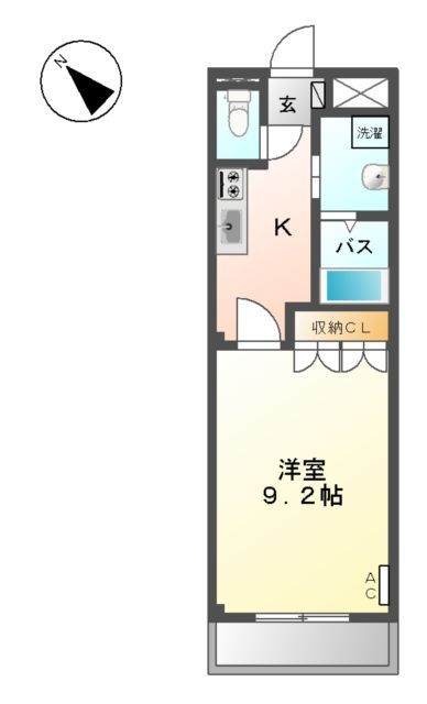 サンパレス日進の間取り写真