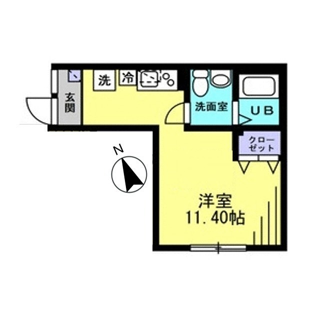 alcasa東大井の間取り写真
