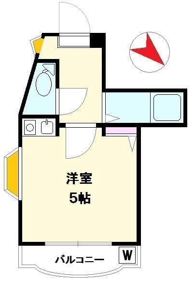 ハイネス鹿島田の間取り写真