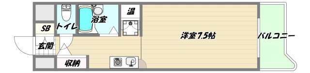 ＪＲ東海道本線 新大阪駅 徒歩6分 11階建 築45年の間取り写真