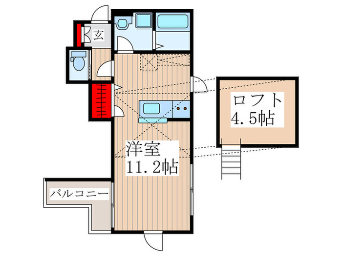 LASPACIOの間取り写真