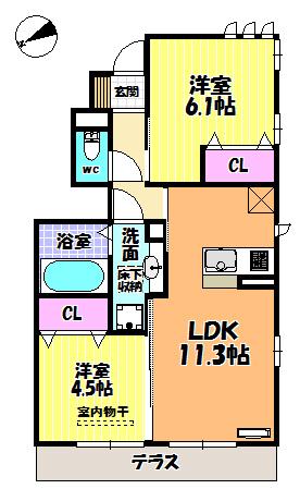 エミネンス さやかの間取り写真