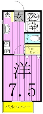 WED COURT Yの間取り写真