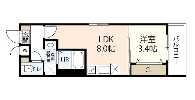 MOVE楽々園EASTの間取り写真