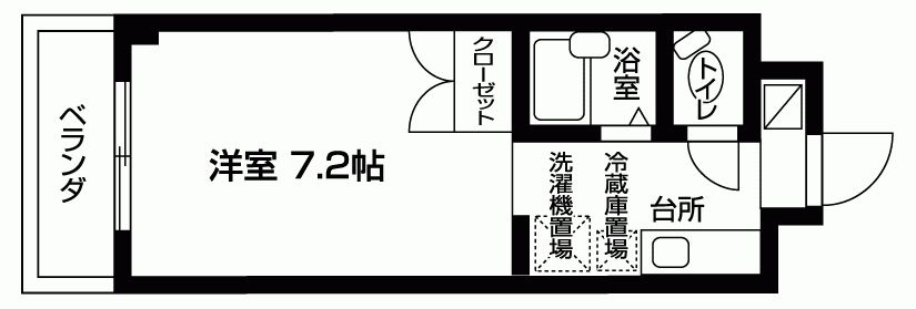 クローバーハイムの間取り写真