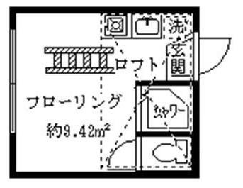 都営大江戸線 新江古田駅 徒歩4分 2階建 築13年の間取り写真