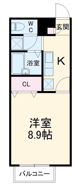 アムール翼の間取り写真