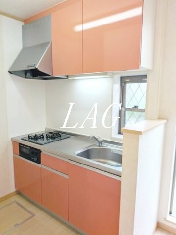 小田急線 下北沢駅 徒歩10分 2階建 築13年のキッチン写真