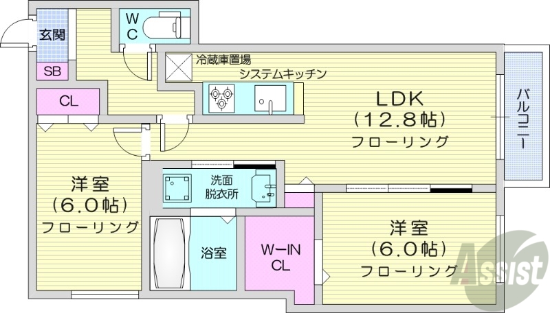 Oakmontの間取り写真