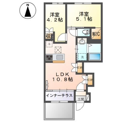 エン リビングの間取り写真