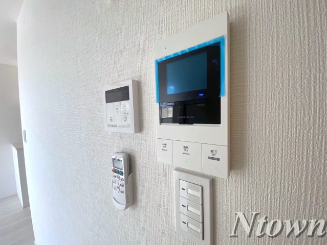 セキュリティ　モニター付きインターホンです
