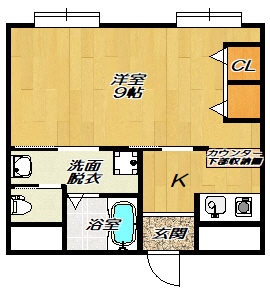 エムハイツ津の辺の間取り