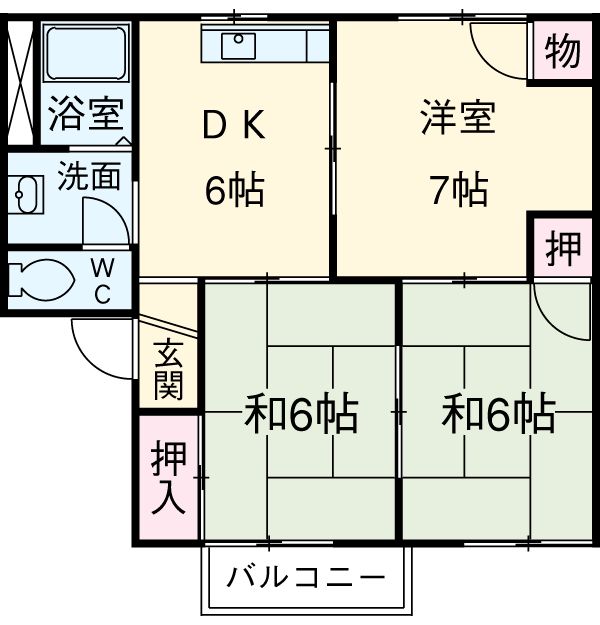 コンフォールの間取り