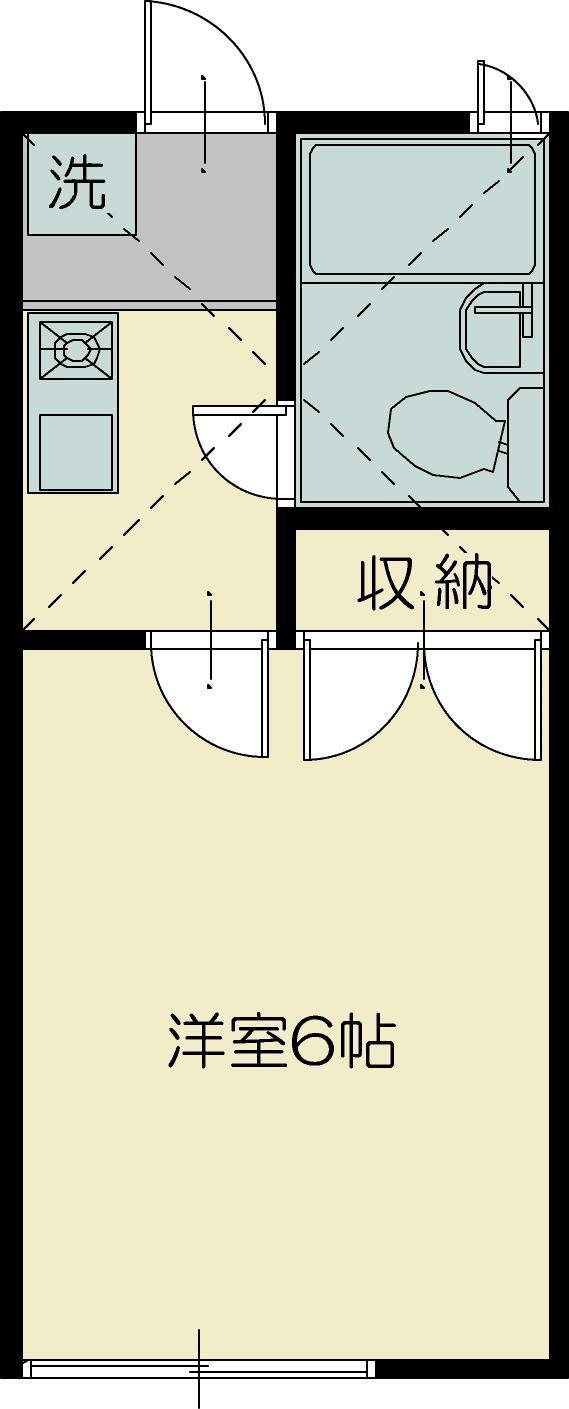 コゼット　２の間取り