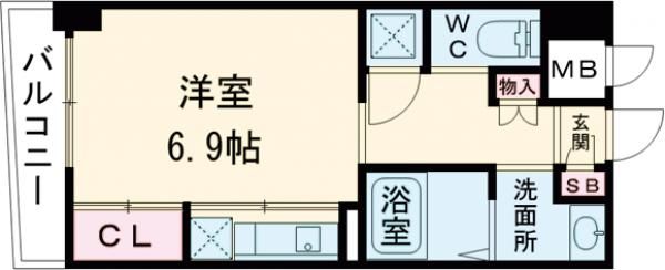 ＭＧＡ城内の間取り