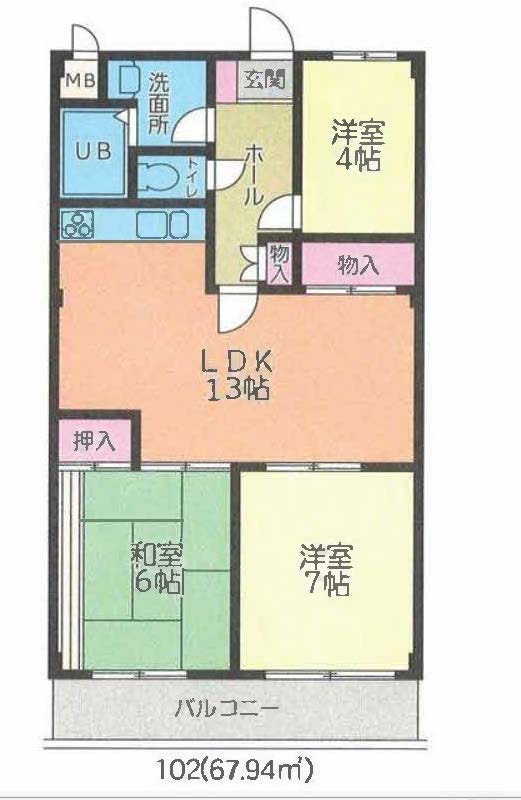 逗子グリーンプラザの間取り