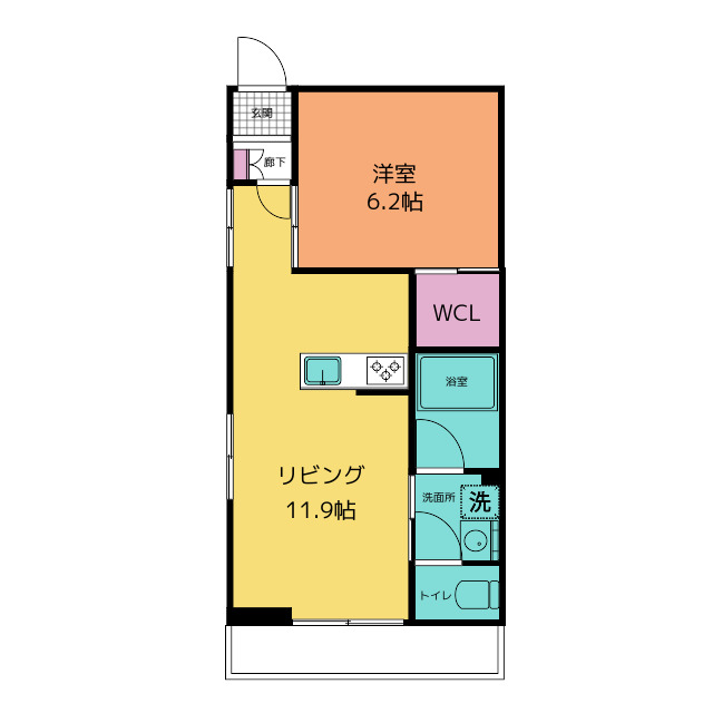 Ｌｉｅｎ栄町の間取り