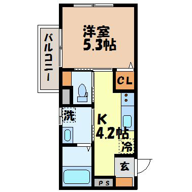 アミティシーボルト通りの間取り