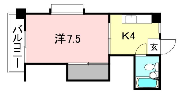 メゾンマルニの間取り