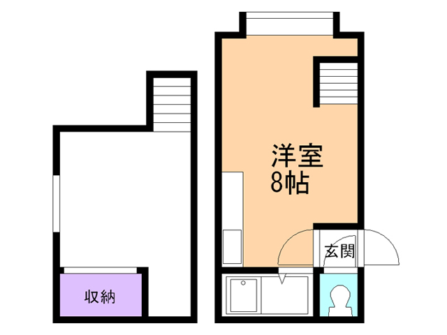 パルハイム厚別の間取り