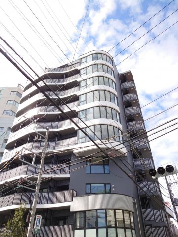 新宿区横寺町のマンションの建物外観
