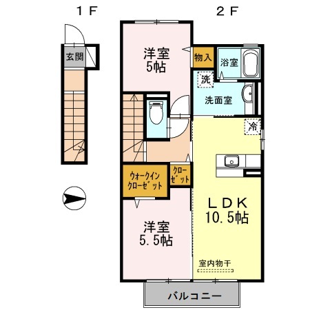 Ｄ－ｒｏｏｍ東高松の間取り