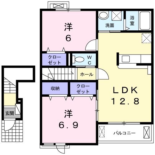 エミネンス長船　IIの間取り