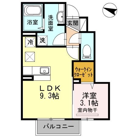 サンハイム　チサの間取り