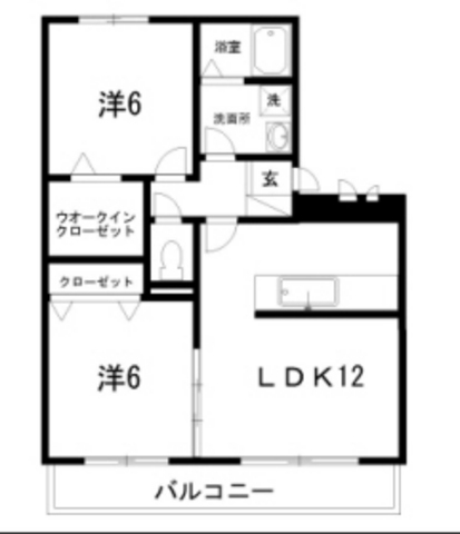 ビレッジ北久保Ｂ棟の間取り