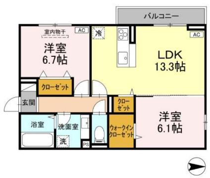 D-Residence・K川北の間取り