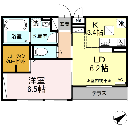 グランウェルの間取り